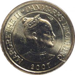 20 Kroner - Margrethe II 4th portrait, Tre Brødre