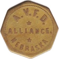 5 Cents - A.V.F.D. Alliance, Nebraska