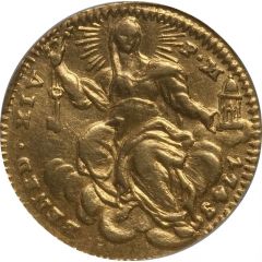 1/2 Zecchino - Benedetto XIV REPENTE DE CAELO