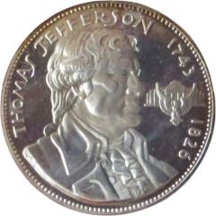 Medal - The National Commemorative Society Thomas Jefferson