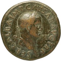 Sestertius - Galba S C, Victory