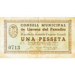 1 Peseta Llorenç del Penedès