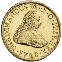 8 Escudos - Fernando VI armored