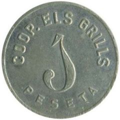 1 Peseta - Cooperativa Els Grills