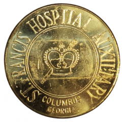 Mardi Gras Token - St Francis Hospital Auxiliary Columbus, Georgia