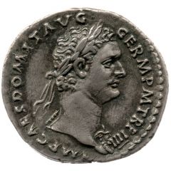 Denarius - Domitian IMP VIIII COS XI CENS POT P P, Minerva