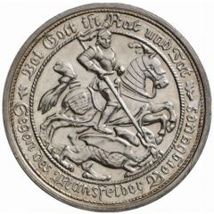 3 Mark - William II Passing of Mansfeld - Pattern
