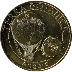 Monnaie de Paris Tourist Token - Angers Terra Botanica - 10 ans
