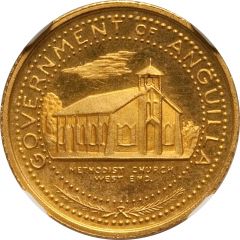 5 Dollars - Elizabeth II Methodist Church, Obverse Trial
