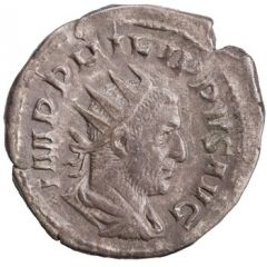 Antoninianus - Philippus I FIDES EXERCITVS, Fides