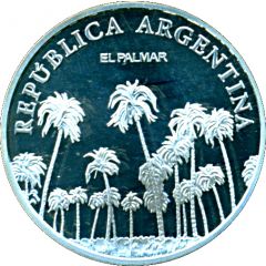 1 Peso El Palmar - Silver Proof Issue