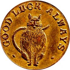 Token - Cat Good Luck Samson Novelty Co.