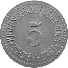 5 Pfennig - Brackel Kriegsgefangenen-Lager Scharnhorst