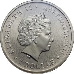 1 Dollar - Elizabeth II 4th Portrait - War Declared