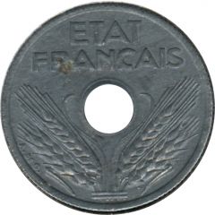 10 Centimes Vichy French State, small issue