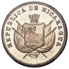 1 Centavo Copper-Nickel Piedfort