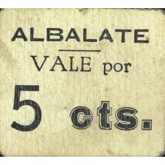 5 Céntimos Albalate de Cinca