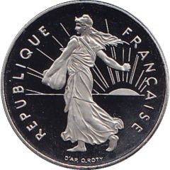 5 Francs signature `D`AP. O.ROTY`