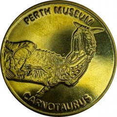 Medal - WA Museum, Carnotaurus Tourist Souvenir