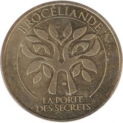 Jeton Touristique - Monnaie de Paris - Paimpont - Brocéliande - La porte des Screts