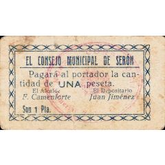 1 Peseta Serón