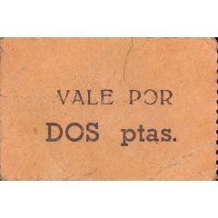 2 Pesetas Ontiñena