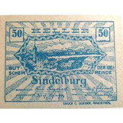 50 Heller Sindelburg