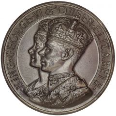 Medal - George VI and Elizabeth Coronation Britannia
