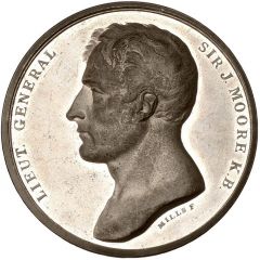 Medal - George III John Moore, white metal