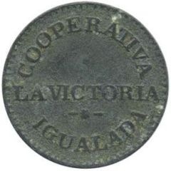 1 Peseta - Cooperativa La Victoria