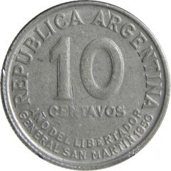 10 Centavos José de San Martin