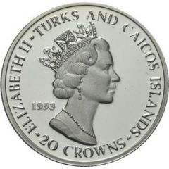 20 Crowns - Elizabeth II Lillehammer - Figure Skating