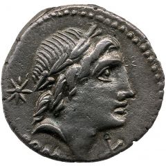 Denarius Caecilia: Lucius Caecilius Metellus, A•ALBINVS•S•F