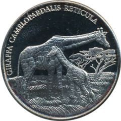 Token - WWF 30 Years Giraffa Camelopardalis Reticula