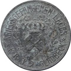 5 Mark - Gladbeck Kriegsgefangenen Lager K.B.J. 2