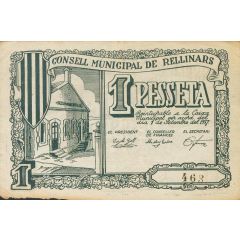 1 Peseta Rellinars