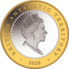 2 Pounds - Elizabeth II Discovery of Antarctica, Silver