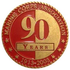 Challenge Coin - Marine Corps Association 90 Years