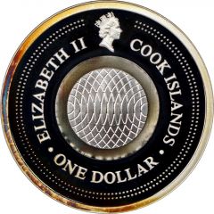 1 Dollar - Elizabeth II Aries Gemstone