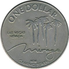 1 Dollar Gaming Token - Mirage Casino Las Vegas
