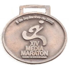 Medal - XIV Media Maratón 2002
