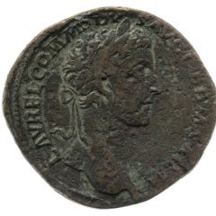 Sestertius - Commodus TR P II IMP II COS P P S C, Castor