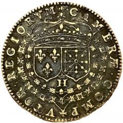 Jeton - Henri IV, Chambre des Comptes `Terras Astrae Revisit`