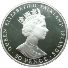 50 Pence - Elizabeth II 40th Anniversary-Reign of Queen Elizabeth II