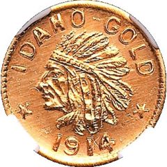25 Cents - Idaho Gold