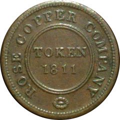 1 Penny Birmingham and Swansea - Rose Copper Co.
