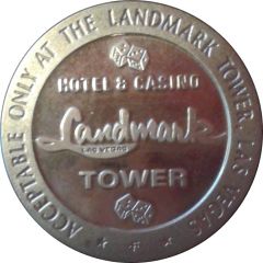 1 Dollar Gaming Token - Landmark Casino Las Vegas, Nevada