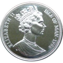 1 Crown - Elizabeth II Queen Elizabeth`s 70th Birthday
