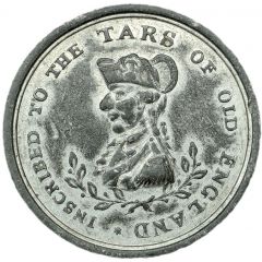Medalet - George III Admiral Earl Howe