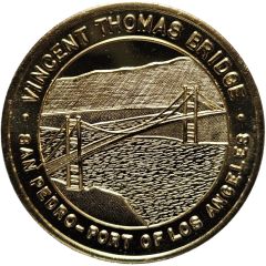 Medal - Vincent Thomas Bridge San Pedro, California